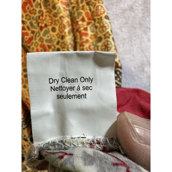 Anthropologie Tanvi Kedia Boho Beaded Knee Length Pleated Zippered Skirt Sz. 10 - Picture 6 of 9